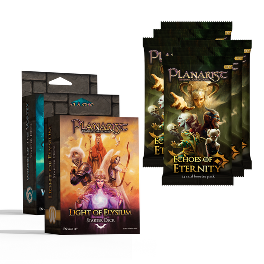 2 Player Set + 6 Booster Packs: LOE & WOTV 1st Edition